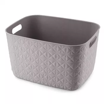 Curver Softex L úložný kôš 19L sivo-hnedý 37,9x29,2x22,1cm