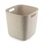 CURVER Softex štvorcový úložný kôš 15L kriedovobiela 27,9x27,9x26,9cm