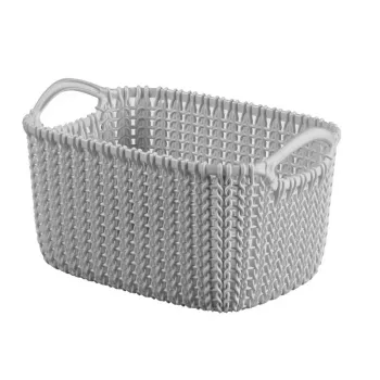 CURVER kôš Knit XS obdĺžnikový 3L svetlosivý 25x18x14cm