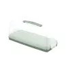 CURVER Smart To Go obdĺžniková transportná krabica na pečivo 35,5 x 15 x 14,2 cm zelená