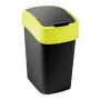 Curver Flip Bin 9L čierny a žltý odpadkový kôš