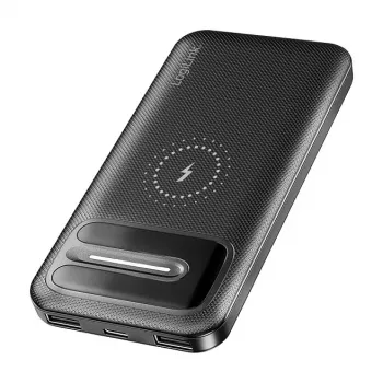 LogiLink PA0343RF bezdrôtová powerbanka 10000 mAh čierna