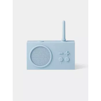 Lexon Tykho 3 prenosné FM rádio & Bluetooth reproduktor svetlomodrý