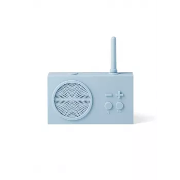Lexon Tykho 3 prenosné FM rádio & Bluetooth reproduktor svetlomodrý