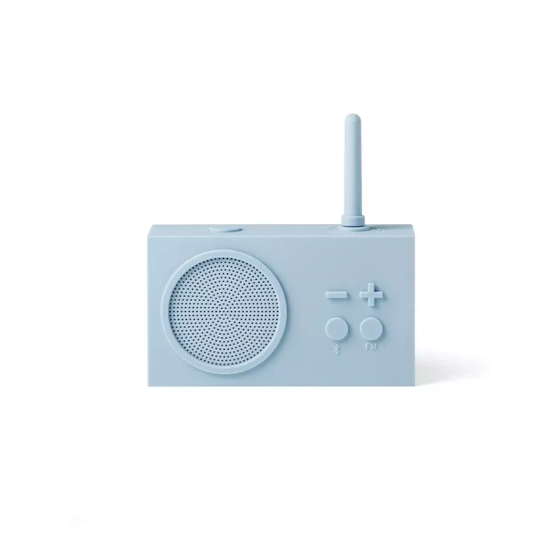 Lexon Tykho 3 prenosné FM rádio & Bluetooth reproduktor svetlomodrý