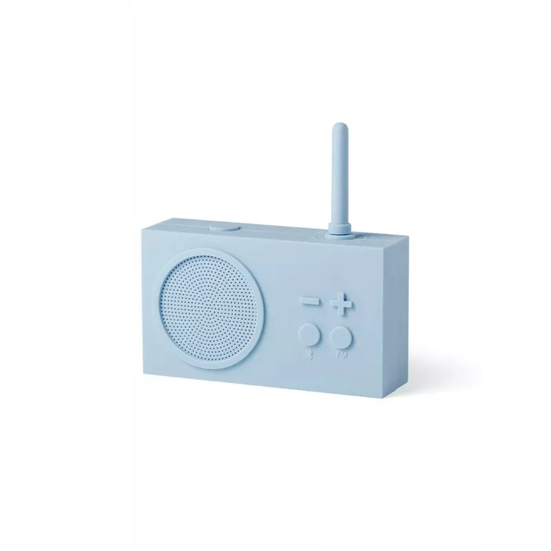 Lexon Tykho 3 prenosné FM rádio & Bluetooth reproduktor svetlomodrý