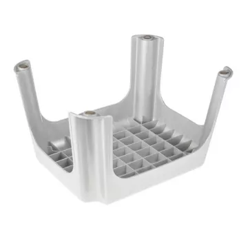 KEEEPER stolička Tim 36,5 x 30 x 24 cm svetlo strieborná, FSC-certifikovaný bambus, nosnosť 150 kg