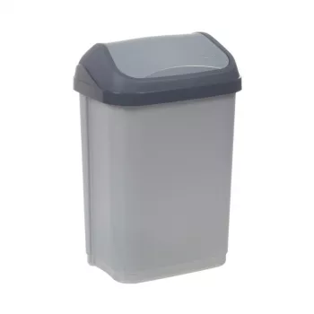 KEEEPER Swantje 25L odpadkový kôš s otočným vekom, svetlosivá, 33,5x25,5x53,5 cm