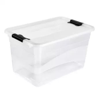keeeper Crystalbox Cornelia krabica s vekom 52L, 59,5 x 39,5 x 34 cm, transparentná