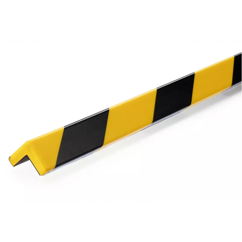 DURABLE C20 magnetický rohový ochranný profil, čierna/žltá, balenie 5 ks