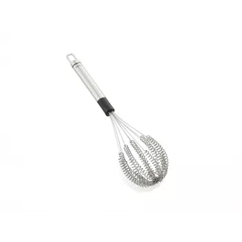 LEIFHEIT Speed Quirl M ručná metlička, nehrdzavejúca oceľ, biela/sivá, 26 cm