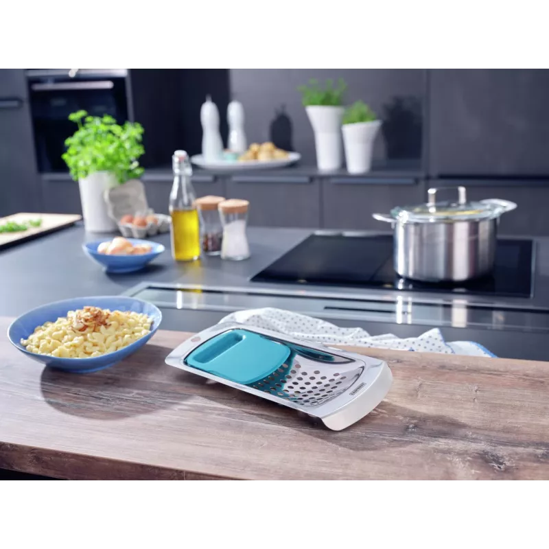 LEIFHEIT Profi Series malý hoblík na spätzle strúhadlo na spätzle, nehrdzavejúca oceľ, biela/zelená