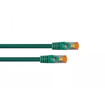 KABELMEISTER Cat.7 S/FTP patch kábel, RJ45, TPE plášť, zelená, 5 m