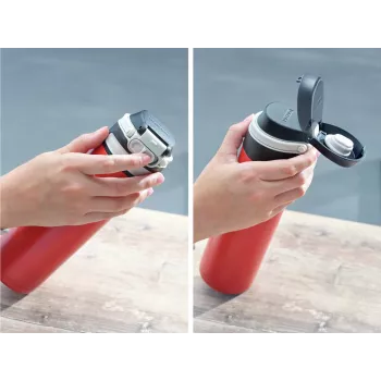 LEIFHEIT Thermo Mug Flip 600 ml červená