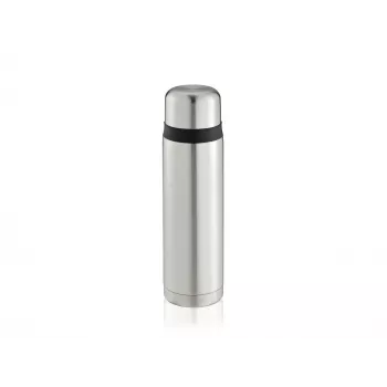 LEIFHEIT Thermos Coco 1,0L nerezová vákuová izolačná fľaša, strieborná