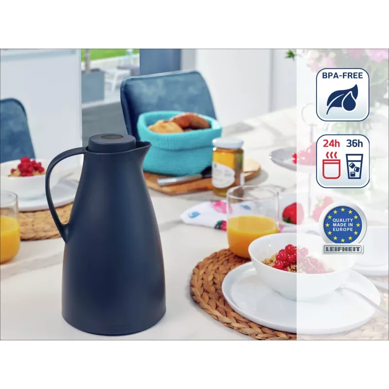 LEIFHEIT Thermos Harmonic Blue 1L vákuovo izolovaná kanvica