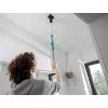 LEIFHEIT Superduster XL Pro Reach set – 56 cm elektrostatická hlava mopu na prach s 43 cm rukoväťou