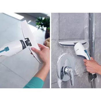 LEIFHEIT Nemo náhradná sacia tryska na sprchové kúty, obklady a zrkadlá – 170 mm silikónová lišta, sivá/biela