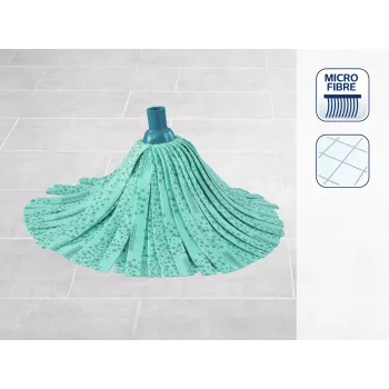 LEIFHEIT Classic Mop Viscose Plus | vysoko savý pásový mop na tvrdé podlahy
