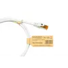 Kabelmeister Cat.7 S/FTP patch kábel RJ45, TPE, bezhalogénový, biely, 0,5 m