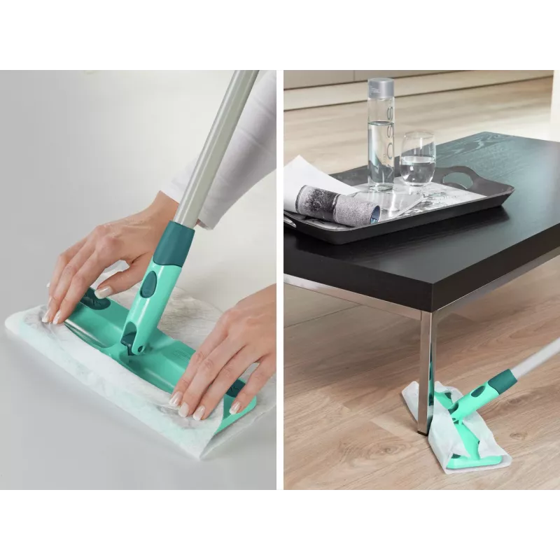 LEIFHEIT Clean & Away S kefa na podlahu so setom rukoväte 26 cm