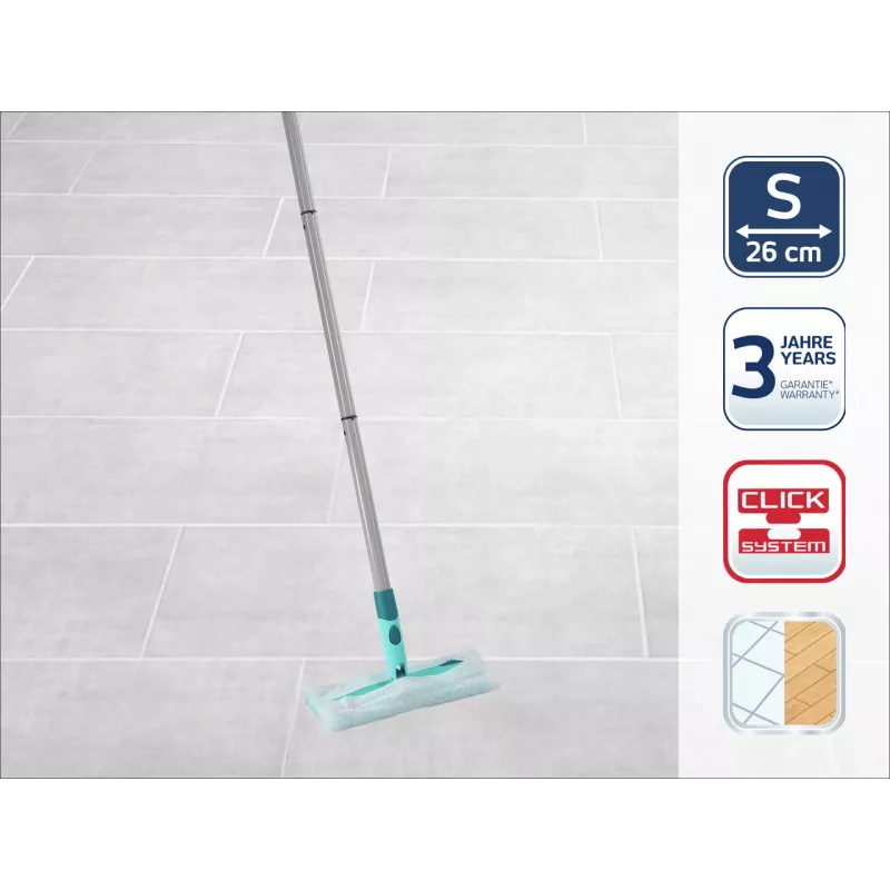 LEIFHEIT Clean & Away S kefa na podlahu so setom rukoväte 26 cm