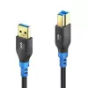 PureLink FlexInstall kábel USB-A na USB-B USB 3.0 5Gbps 1,50 m čierny