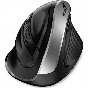 Genius Ergo 8250S bezdrôtová myš, 1600 DPI, čierna/strieborná