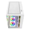 FSP Fortron M341-WA Mid-Tower PC skriňa s tvrdeným sklom a 4 ARGB ventilátormi