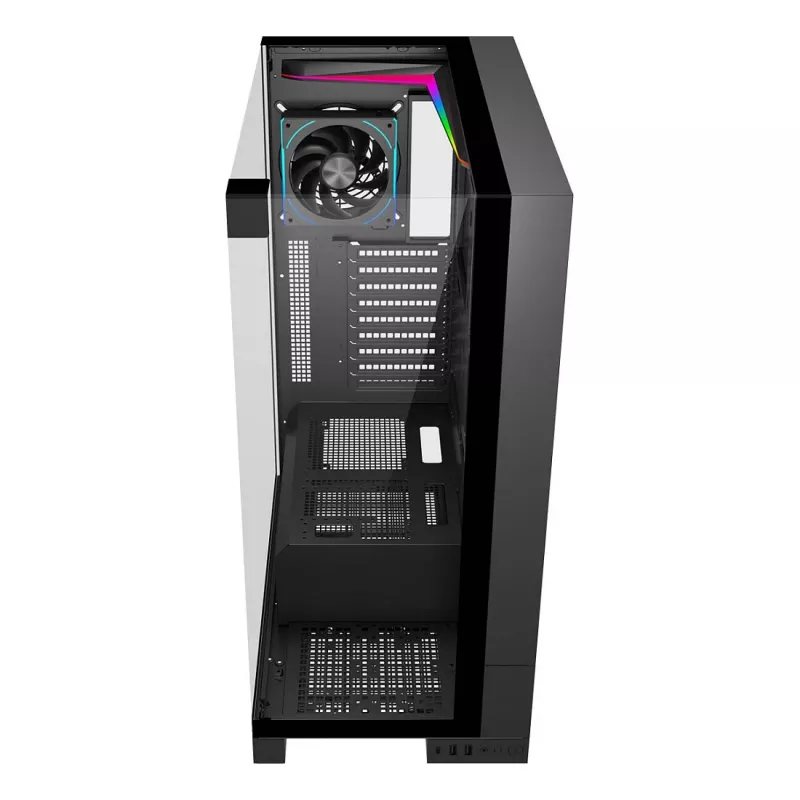 PC skriňa FSP U691-BP Ultra Tower E-ATX, bez zdroja, čierna