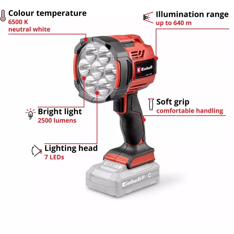 Einhell TE-CL 18/2500 Li Solo akumulátorové LED pracovné svietidlo (solo)