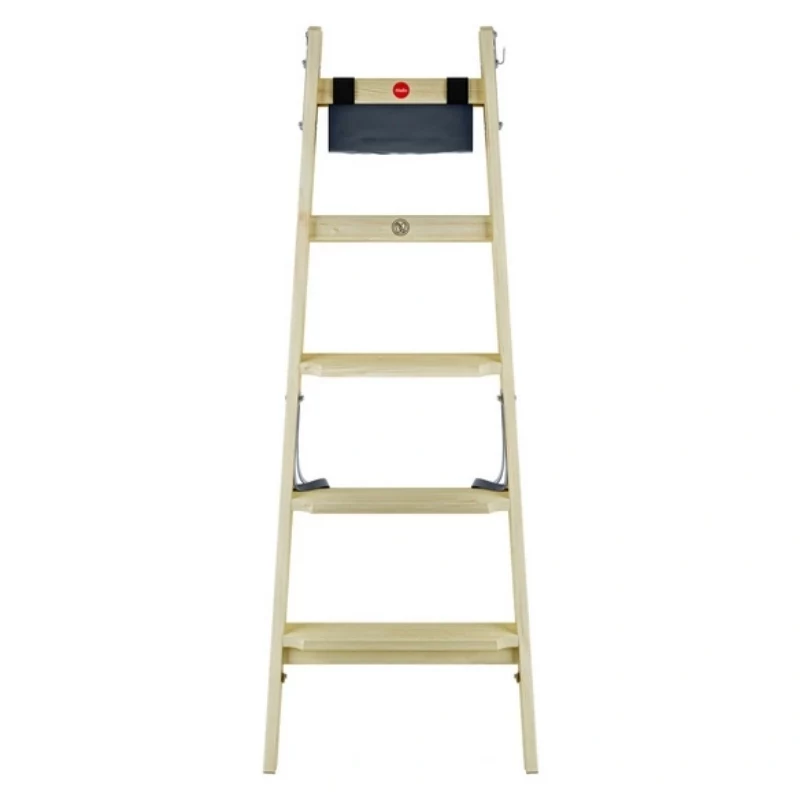 HAILO H77 ComfortLine obojstranný drevený schodíkový rebrík 2x5 stupienkov