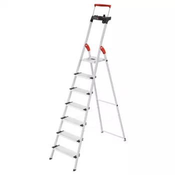 HAILO L85 ComfortLine hliníkový domáci rebrík, 7 stupienkov, 150 kg, EN 131