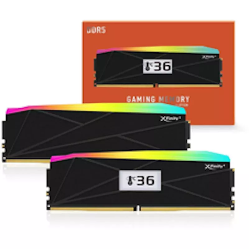 V-Color Manta XFinity+ aRGB DDR5-8000 RAM, CL40, EXPO - 32 GB dual kit, čierna