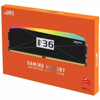V-Color Manta XFinity+ aRGB 32GB (2x16GB) DDR5-6000 CL28 sada desktopovej operačnej pamäte, čierna