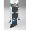 HAILO skladacia stolička MK60 StandardLine oceľ 2 stupienky biela