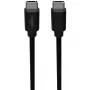 ANSMANN USB-C na USB-C dátový a nabíjací kábel, 1,2 m, 60W Power Delivery, čierna
