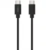 ANSMANN USB-C na USB-C dátový a nabíjací kábel, 1,2 m, 60W Power Delivery, čierna