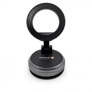 Evelatus Premium magnetický otočný držiak telefónu do auta čierny