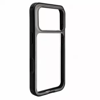 Evelatus Apple iPhone 17 Pro LiveCase hybridné puzdro so stojanom PC+TPU čierna