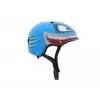 Hornit Shark detská cyklistická prilba s LED svetlom, modrá/sivá, 48-53 cm