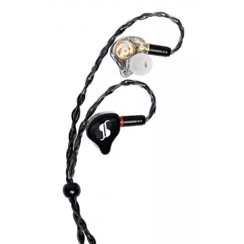 Stagg SPM-PRO BK in-ear monitor slúchadlá s 10mm dynamickými meničmi, odnímateľným káblom, čierne