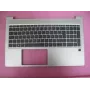 HP ProBook 450/455 G6/G7 kryt hornej časti s francúzskou klávesnicou AZERTY, bez čítačky Smart Card, Natural Silver
