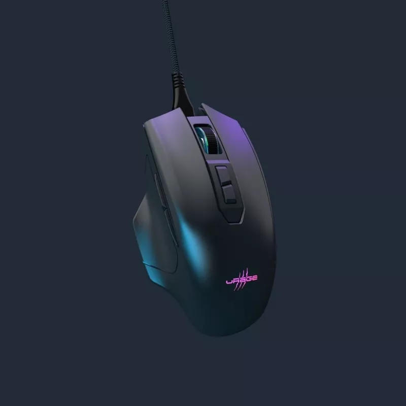 Hama uRage Reaper 410 káblová optická herná myš, 12000 DPI, 6 programovateľných tlačidiel, RGB, čierna