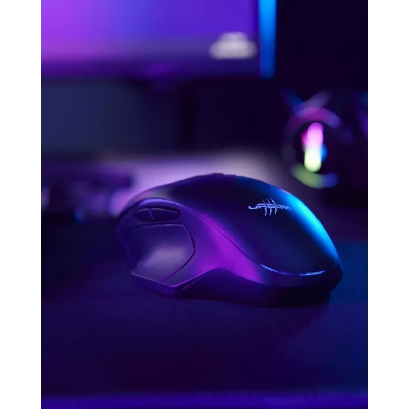 Hama uRage Reaper 410 káblová optická herná myš, 12000 DPI, 6 programovateľných tlačidiel, RGB, čierna