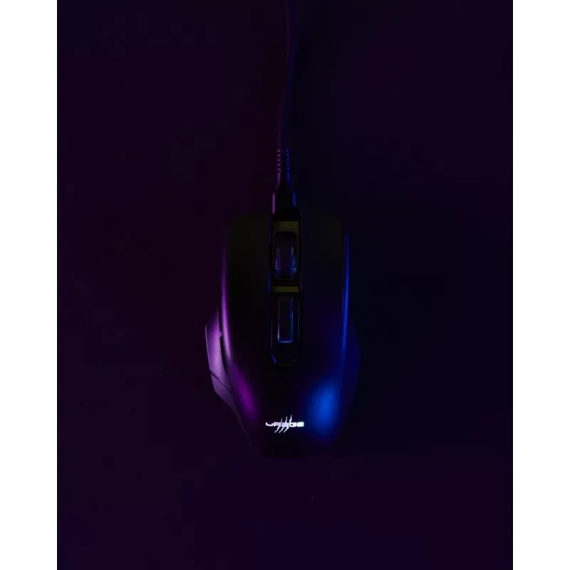 Hama uRage Reaper 410 káblová optická herná myš, 12000 DPI, 6 programovateľných tlačidiel, RGB, čierna