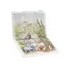 KEEEPER cestovná podložka Antek Winnie the Pooh, skladacia, biela, 70 x 50 x 5 cm