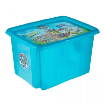 KEEEPER box s vekom 30L Karolina Paw Patrol 45x35x27cm svetlomodrý