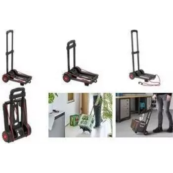 keeeper Easy-Fold prepravný vozík Mick, nosnosť 50 kg, 34 x 24,5 x 93,5 cm, čierny