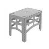 keeeper skladací outdoorový stôl Timo L, Nordic Grey, 70 x 45 x 55 cm, nosnosť 80 kg